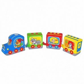 Игрушка паровозик - Времена года (Мякиши, 153 МЯКИШИsim)